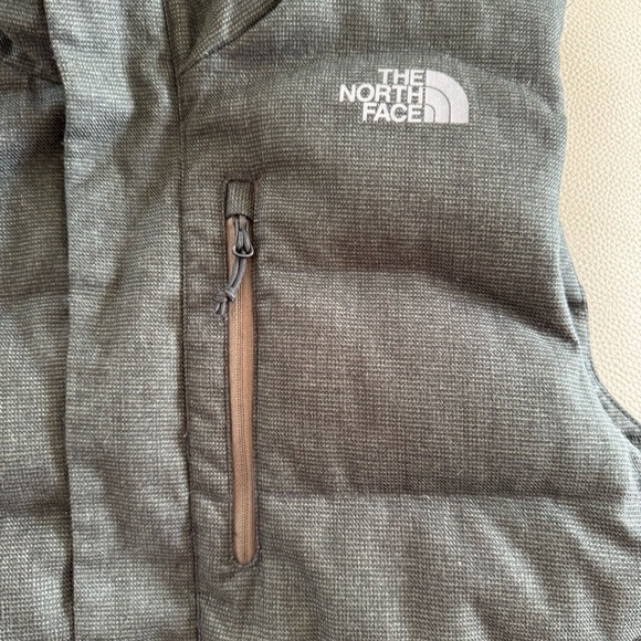 The North Face Men’s Down Puffer Vest 550 Size Dark Forest Green Goose Down 75% - Picture 4 of 14